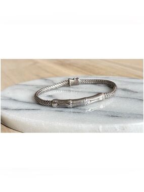 John Hardy Sterling Silver 925 Bamboo Bracelet